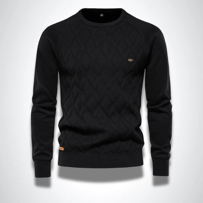 PLEATED COTTON SWEATER - Dias London