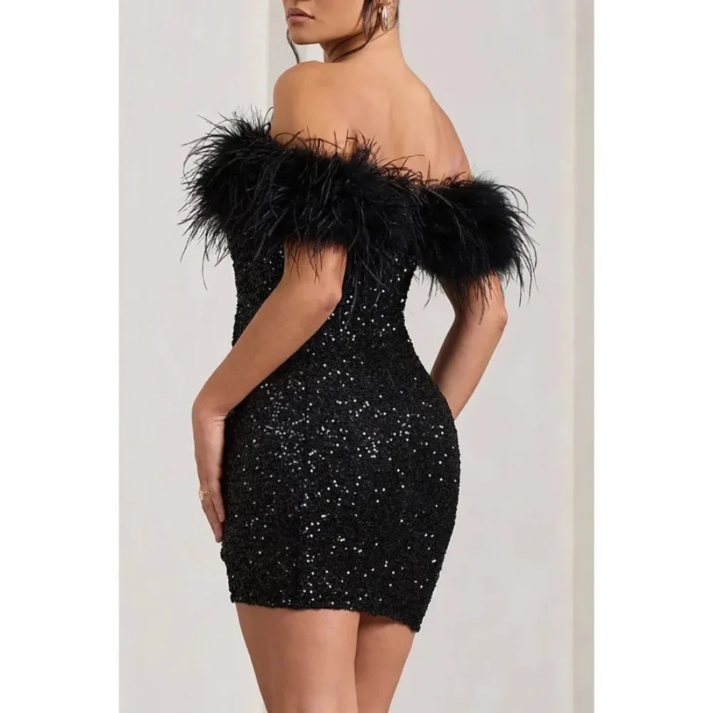 SEQUIN MINI DRESS - Dias London