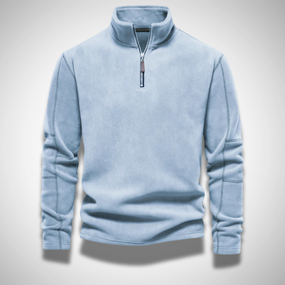 HALF ZIP FLEECE PULLOVER - Dias London