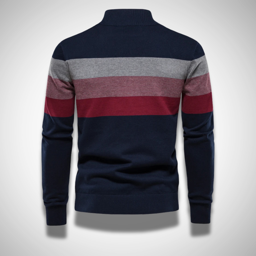 DANTE HALF ZIP SWEATER - Dias London