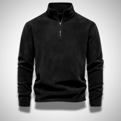 HALF ZIP FLEECE PULLOVER - Dias London